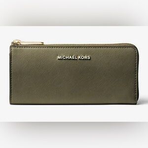 Michael Kors Olive Green Wallet
